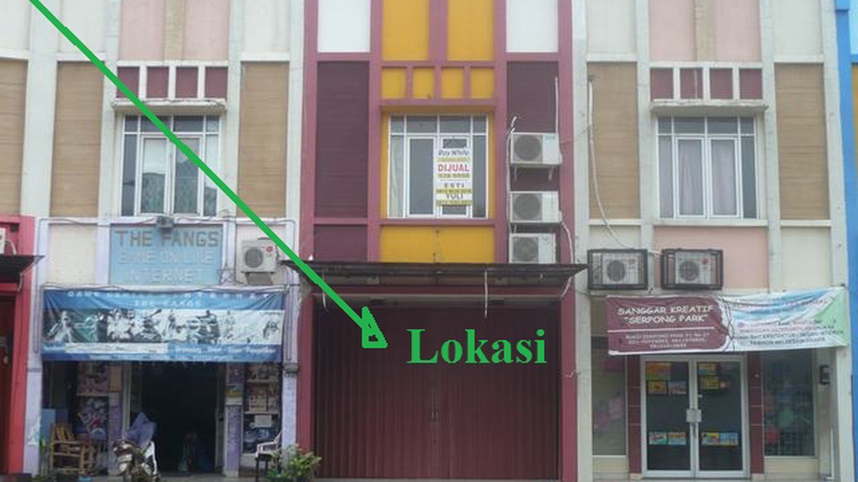 DIJUAL RUKO SANGAT STRATEGIS, DEKAT BINUS SCHOOL DAN PERUMAHAN RESIDENCE ONE, SIAP PAKAI, SERPONG PARK - SERPONG TANGERANG - BANTEN