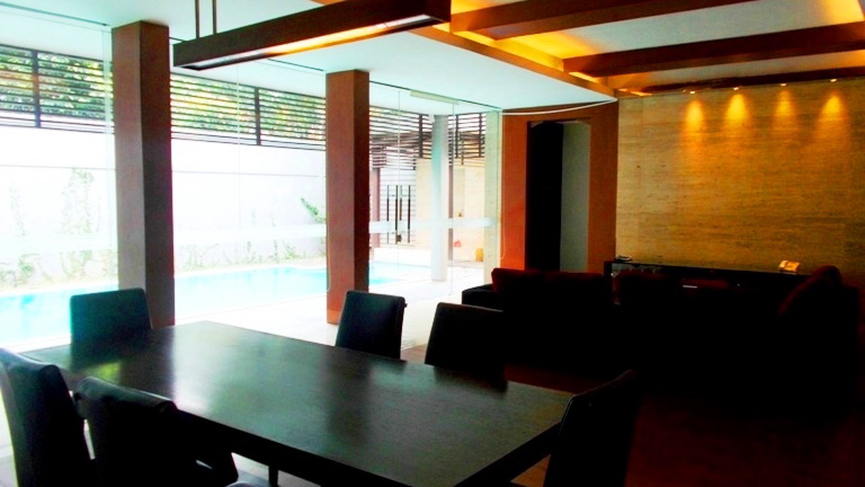 New House...Modern Style.. Nice Garden & Pool...Close to Sudirman...