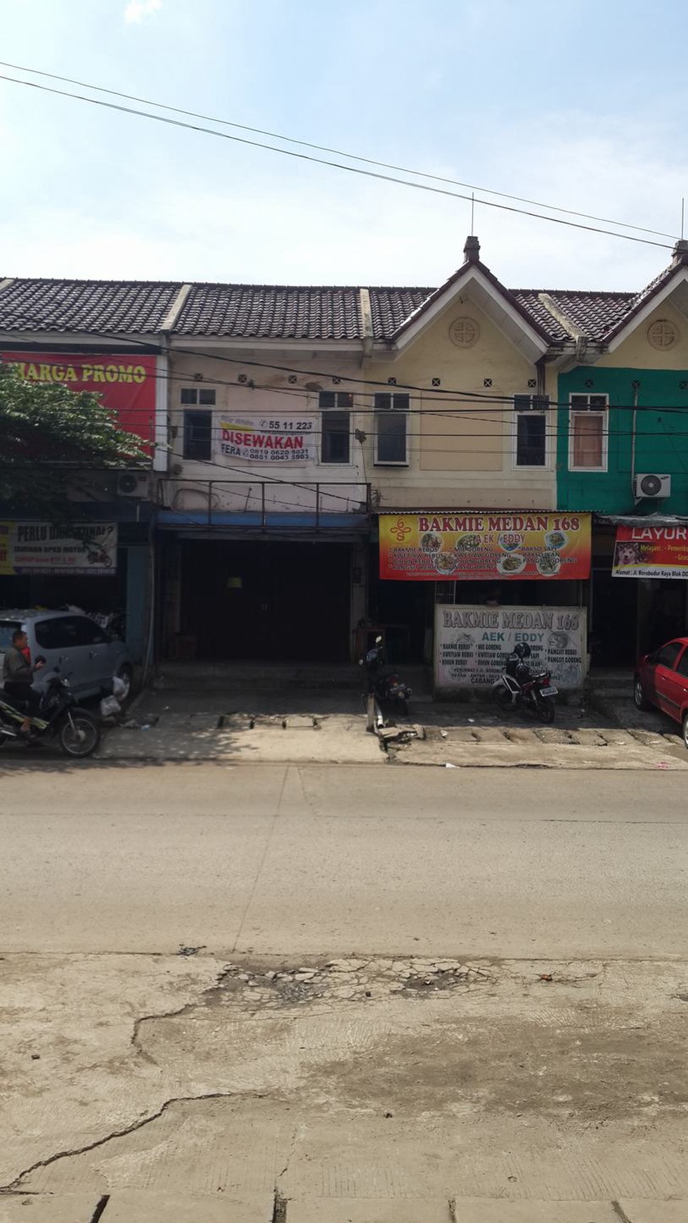 Dijual / Disewakan Ruko Borobudur Pinggir Jalan- Perum, Karawaci