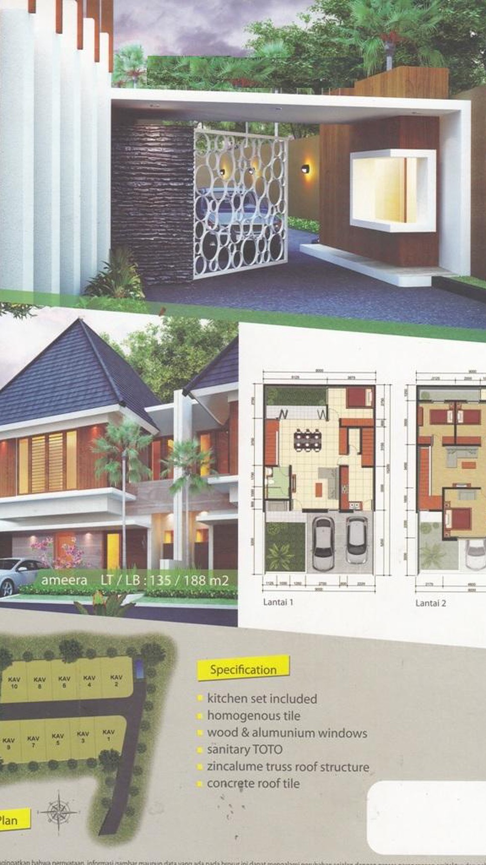 Rumah Baru, Cluster Bintaro, Lokasi Bagus!!