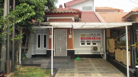 Disewakan Rumah Taman Ubud Kencana Rapih - Lippo Karawaci