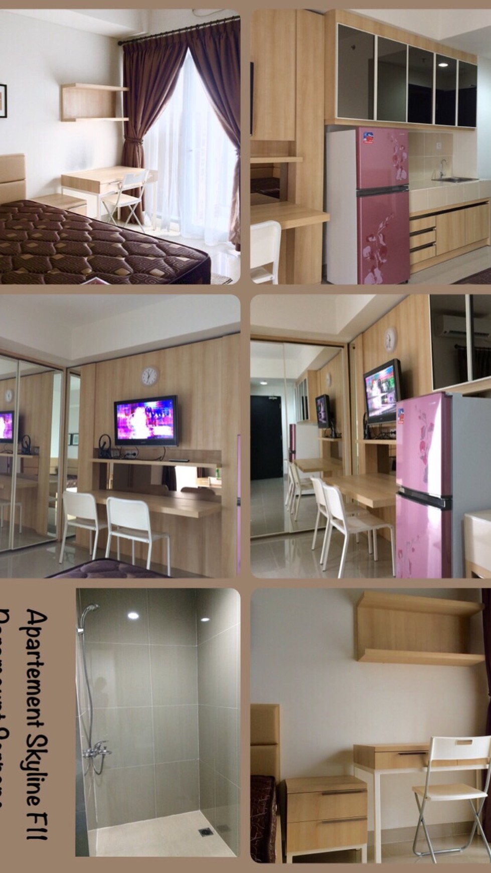 DIJUAL APARTEMEN FULLFURNISH, TINGGAL BAWA KOPER, MURAH, STRATEGIS, TENGAH KOTA, SIAP HUNI, SKYLINE - GADING SERPONG