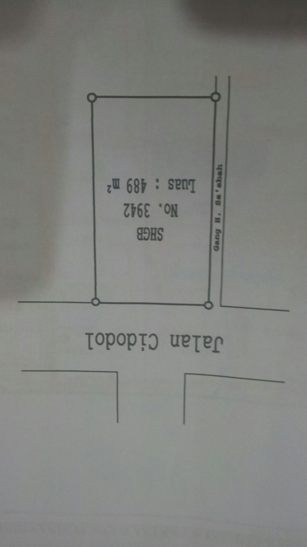Tanah di Cidodol..Kebayoran Lama..