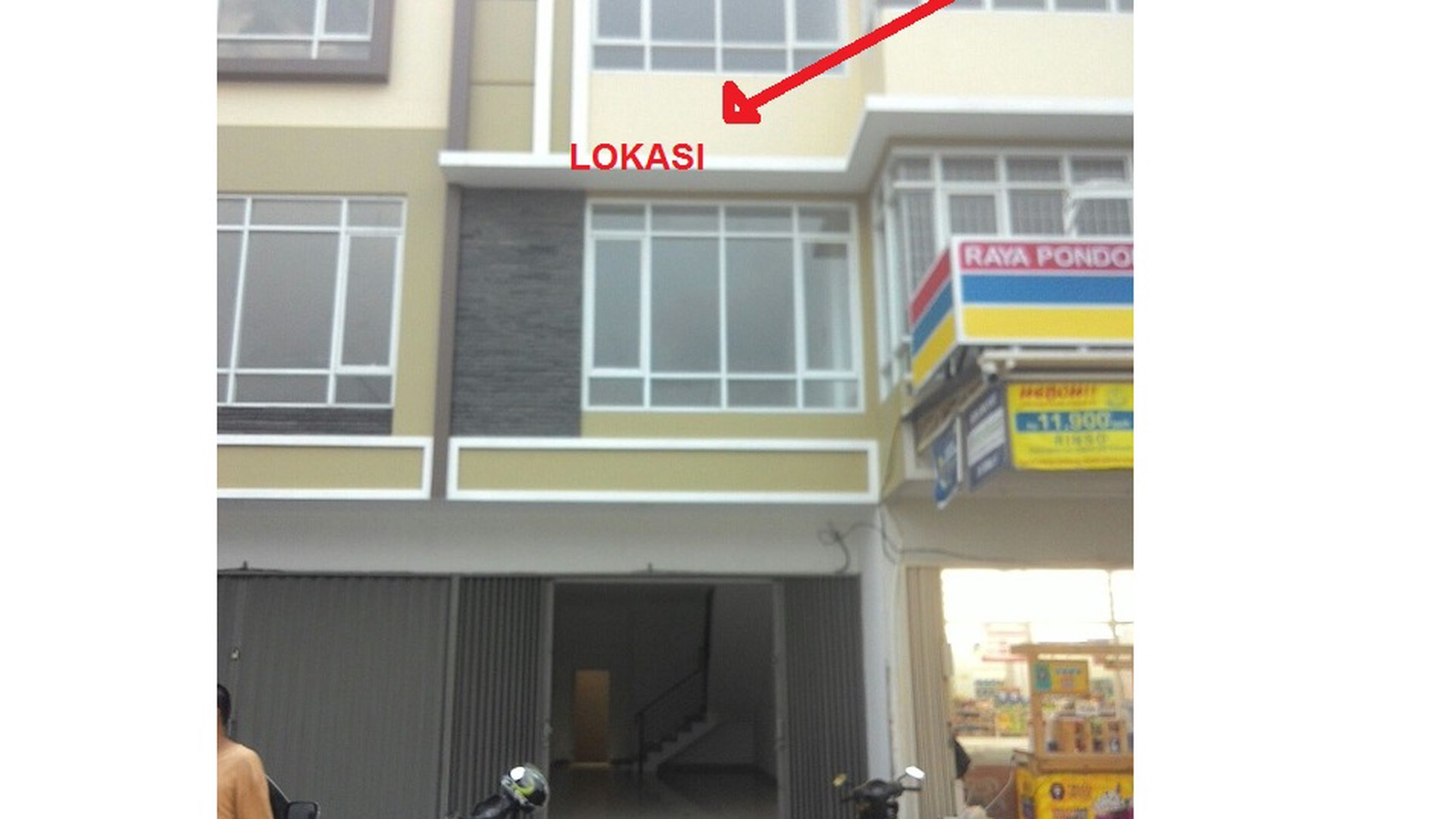DIJUAL RUKO 2 TINGKAT, BARU, GOOD INVESTMEN, LOKASI PRIMA, JL. BESAR JL. BENDA RAYA PAMULANG SERPONG TANGERANG BANTEN