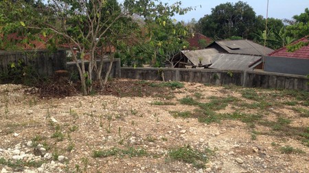 Freehold Sea View Land 335m2 in Jimbaran, Very Close to GWK