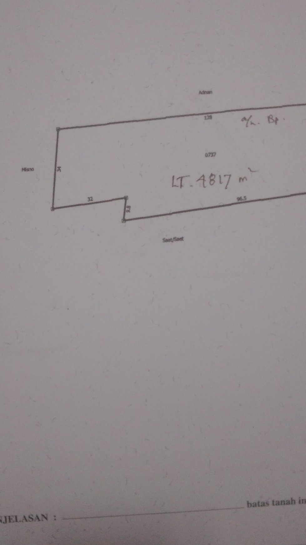 Dijual Tanah Komersil di Riau