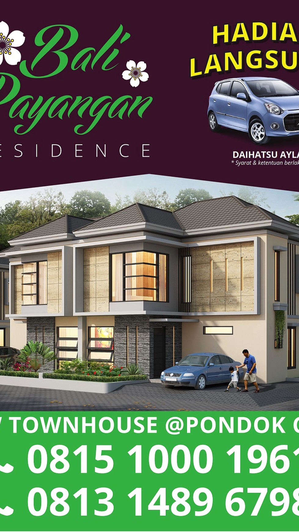 RUMAH STRATEGIS, AREA KOMERSIL, DI PONDOK CABE RAYA, TANGSEL