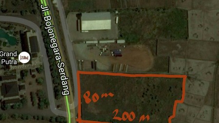 Dijual / Disewakan Tanah di Jl. Bojonegoro Serdang - Cilegon Timur