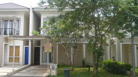 DISEWA RUMAH APIK, STRATEGIS, AKSES BSD - GADING SERPONG, DE PARK CLUSTER FRANGIPANI, BSD CITY TANGERANG