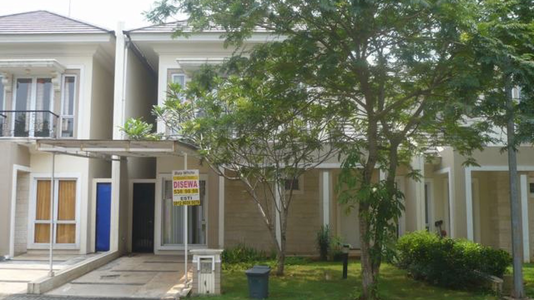 DISEWA RUMAH APIK, STRATEGIS, AKSES BSD - GADING SERPONG, DE PARK CLUSTER FRANGIPANI, BSD CITY TANGERANG