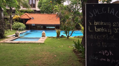 Beach Front Hotel At Legian With Classic Building