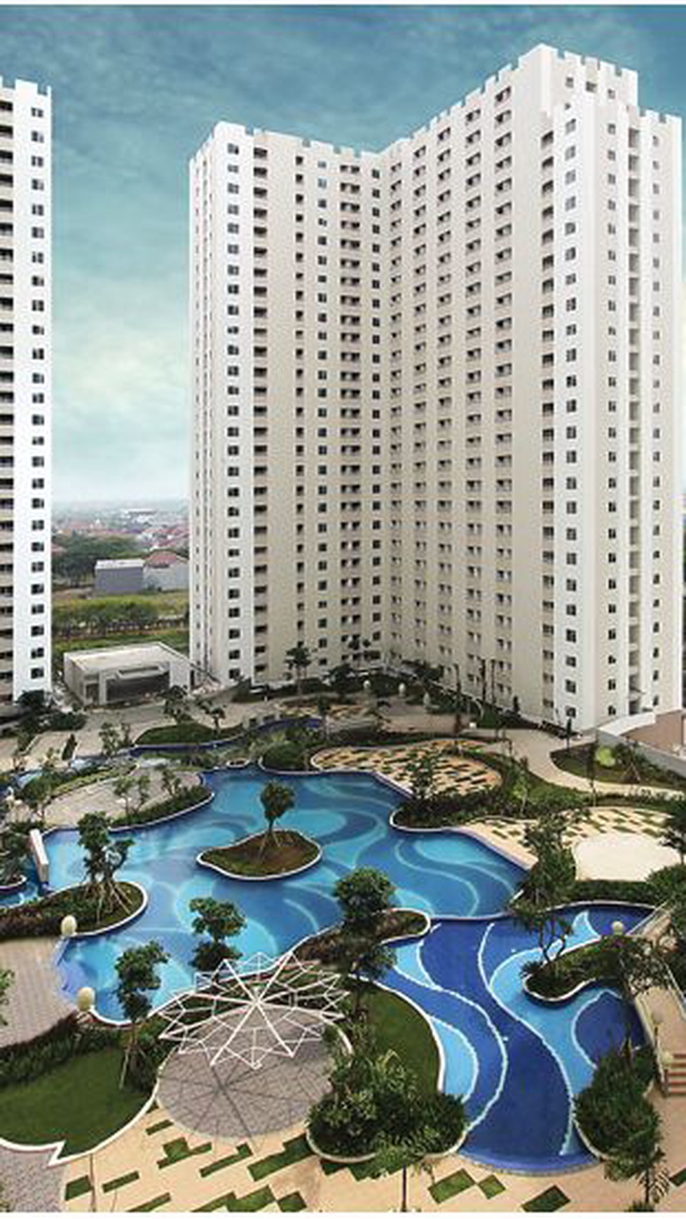 Apartment Dijual Edu City Yale 2 Bedrooms Lantai 17