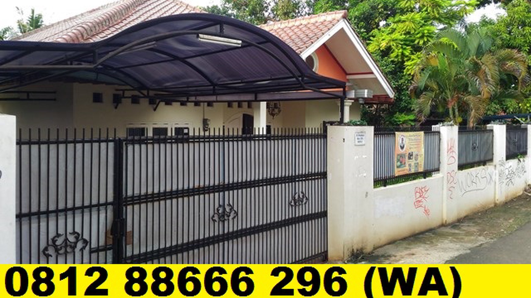 Rumah Luas 498m hanya 3.5M cocok utk Home industri/Keluarga besar