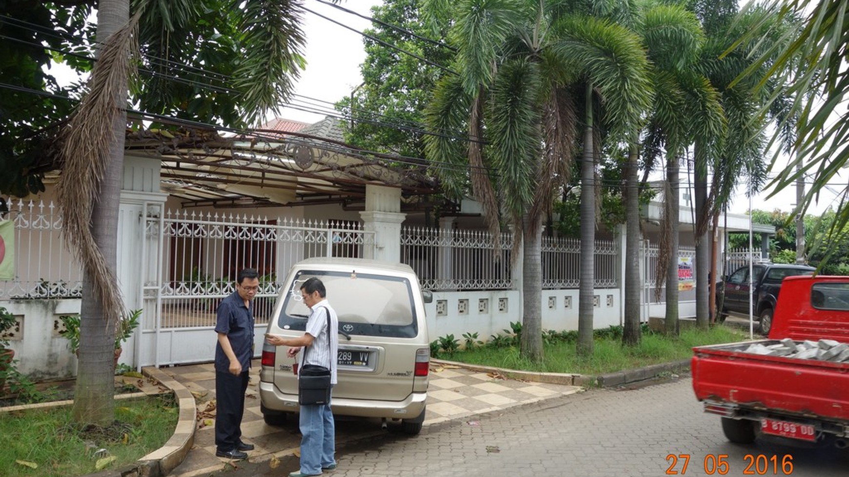 Rumah 1 lantai, asri