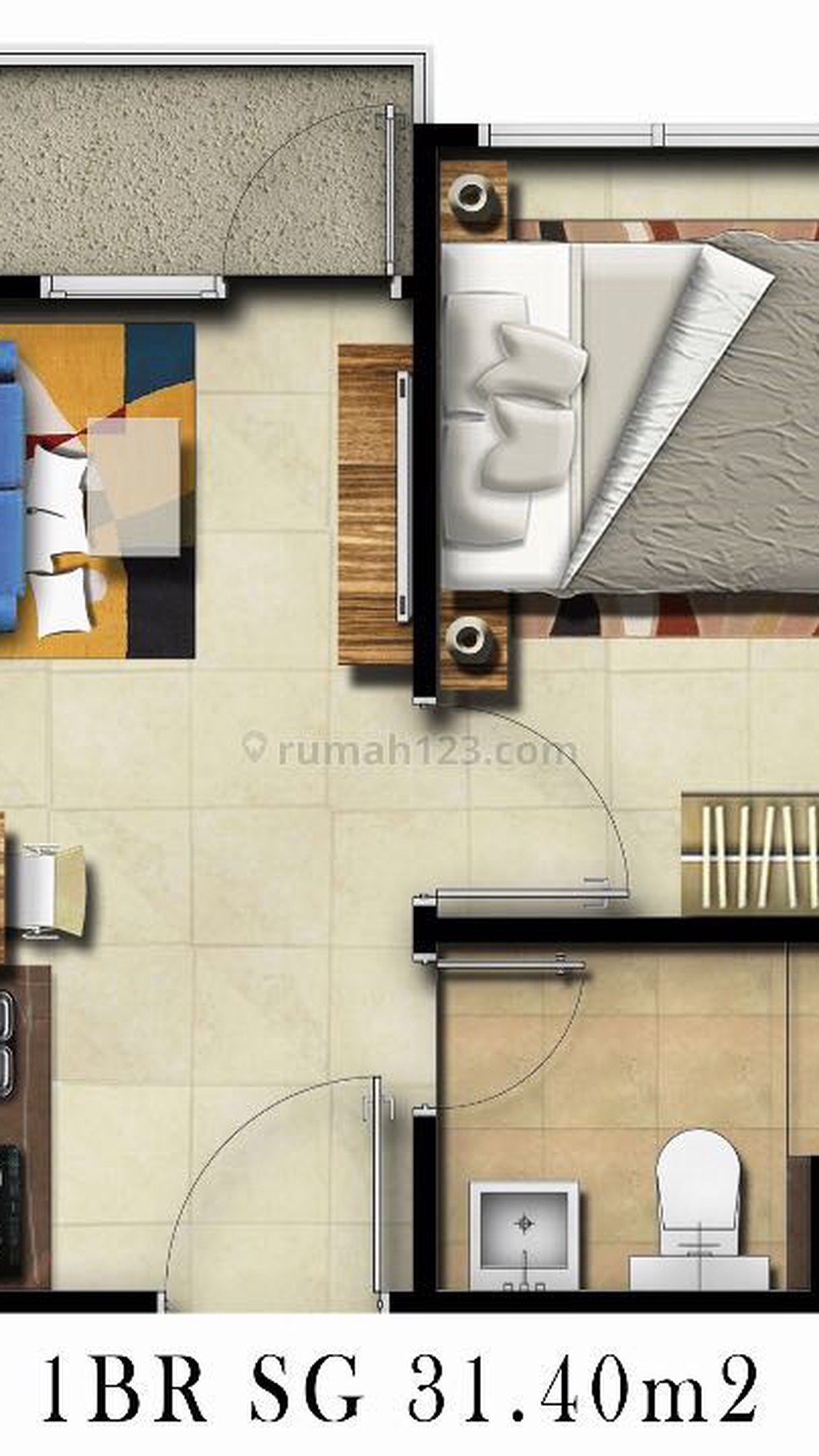 Di Jual Royal Olive Apartemen di Pejaten