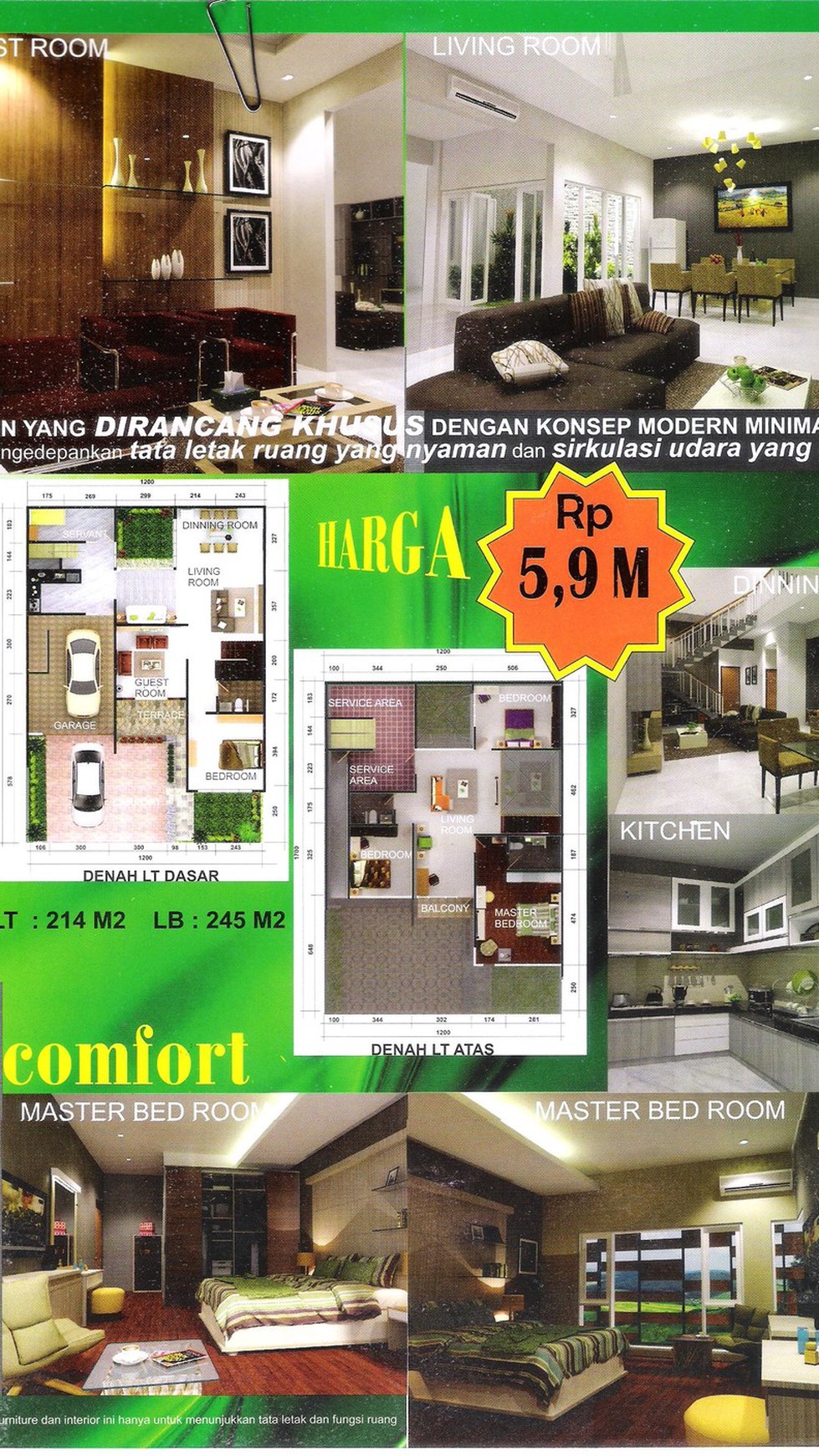 Rumah di Gandaria, jalan Madrasah..Brand New