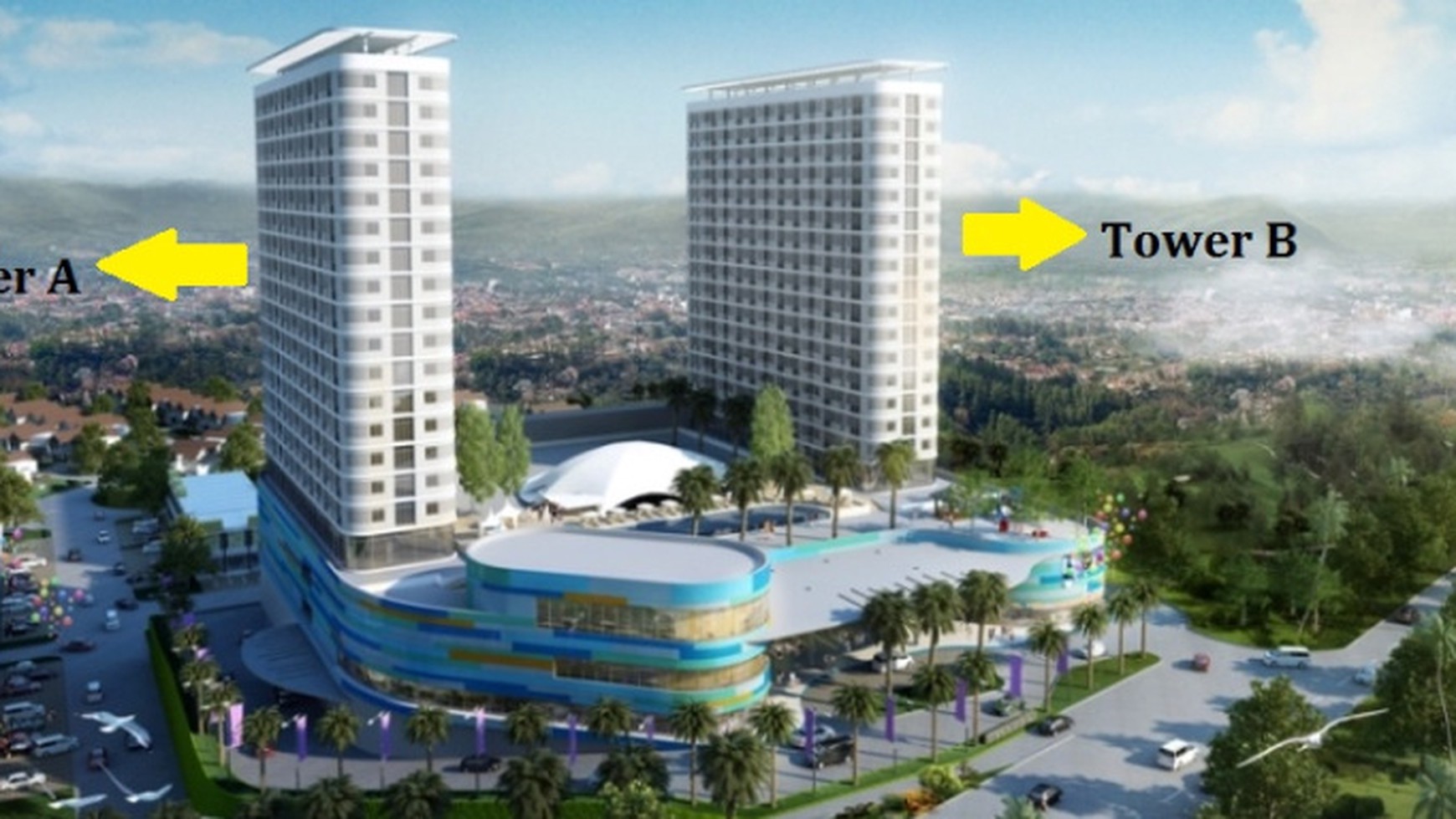 Apartement Cinere Bellevue dengan Fasilitas Mall Tipe Studio di Cinere