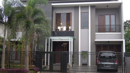 Dijual rumah bagus, siap huni di daerah menteng utama bintaro, tangsel.