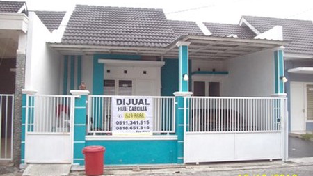 Rumah di Green Mansion, sudah renov dapur,carpot,pagar,sumur, cocok buat bujangan ataupun keluarga kecil