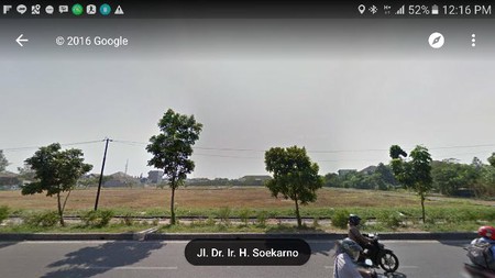sewa kavling komersial @ jl. raya merr, ir. soekarno hatta, surabaya timur.