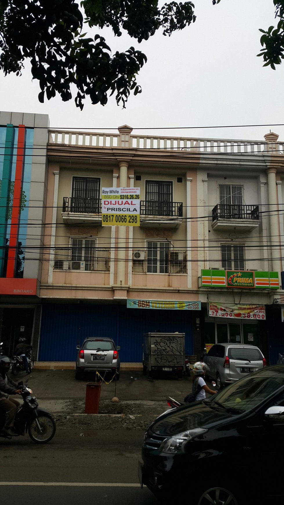 DIJUAL Ruko Hadap Jalan Raya di RC Veteran cocok untuk Usaha & Resto