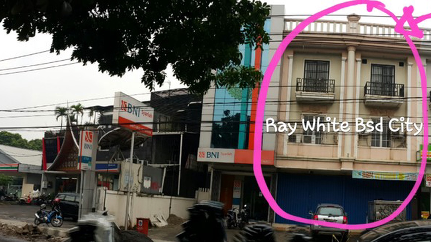DIJUAL Ruko Hadap Jalan Raya di RC Veteran cocok untuk Usaha & Resto