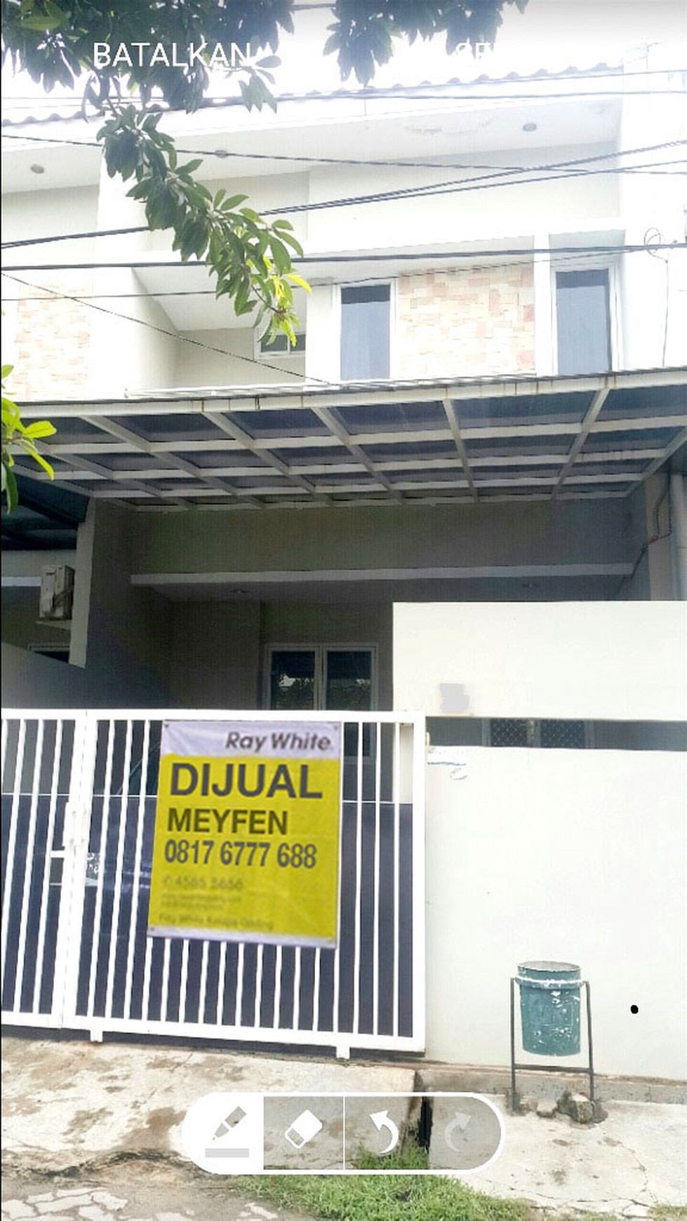 Rumah di Jual Gading Griya Residence, Luas 5x20m2