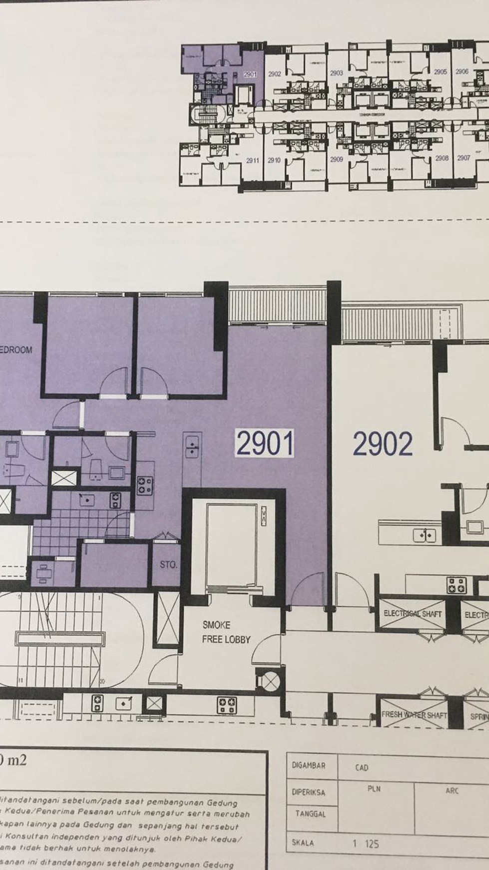 Apartemen 3+1 Kamar Tidur di Lokasi strategis