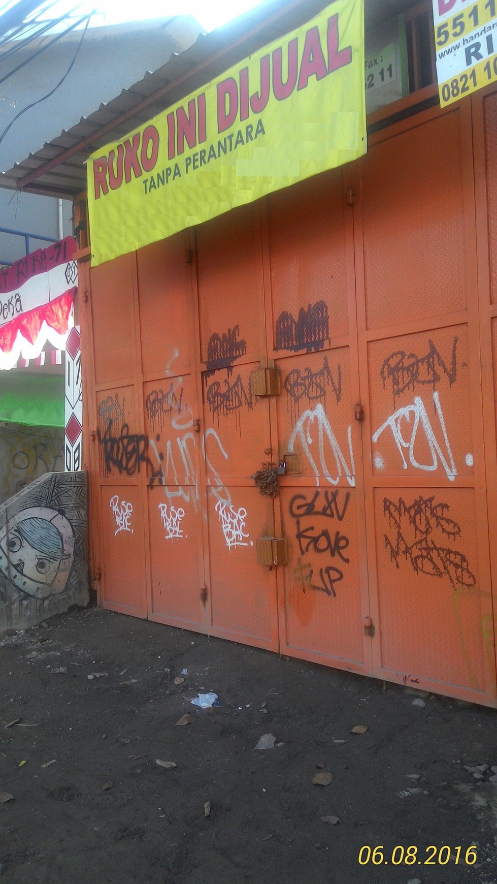 RUKO MENGHADAP BARAT COCOK UNTUK USAHA DI SERPONG