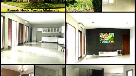Rumah Hook Modern Minimalis, 400m 5,4M nego, MURAH!!!