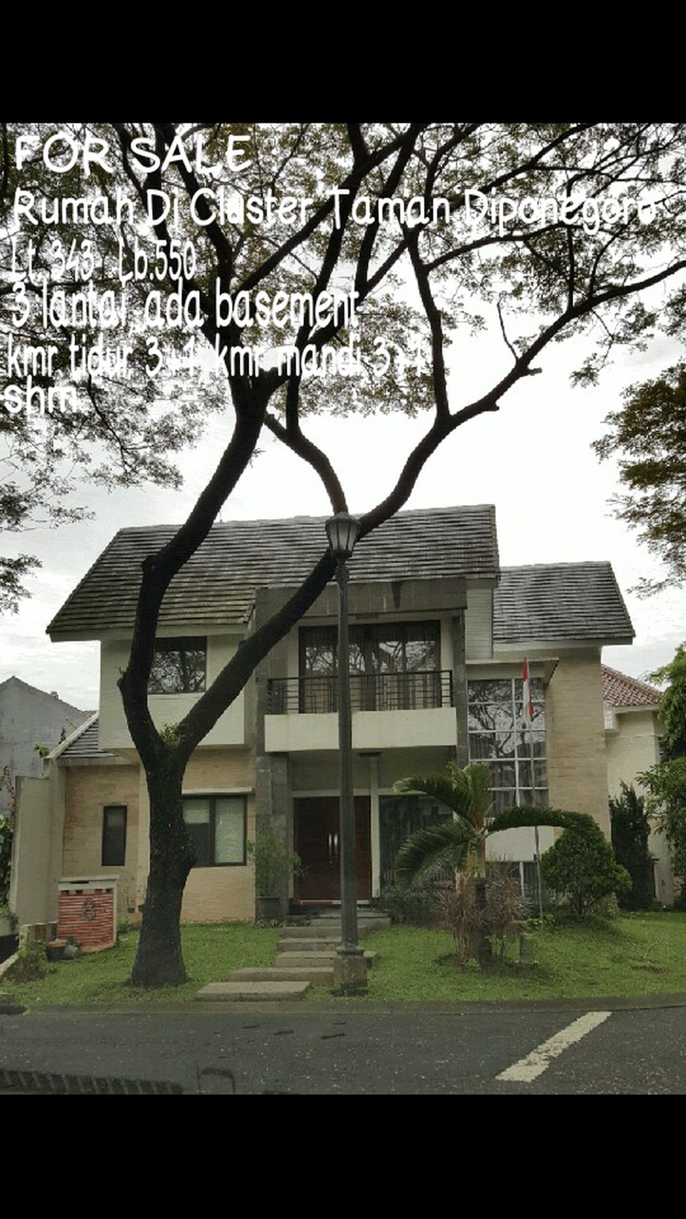 Dijual / Disewakan Rumah di Taman Diponegoro - Lippo Karawaci