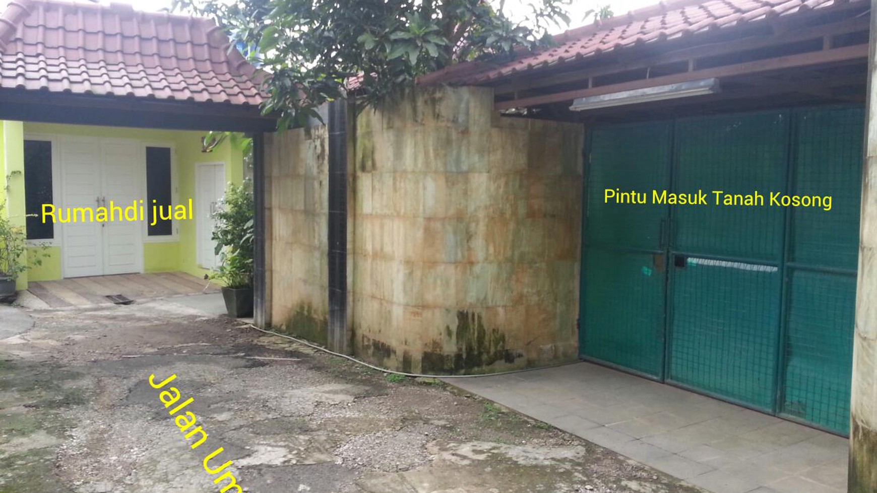 RUMAH ASRI LUAS NAN TENANG HANYA 4KM DARI PINTU TOL CILEDUK DI AREA TAMAN ASRI CIPADU