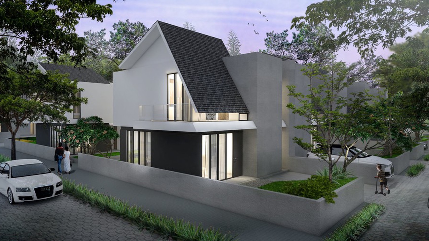 Rumah Modern Minimalis Cinere, YVE Habitat Limo, By Andra Matin