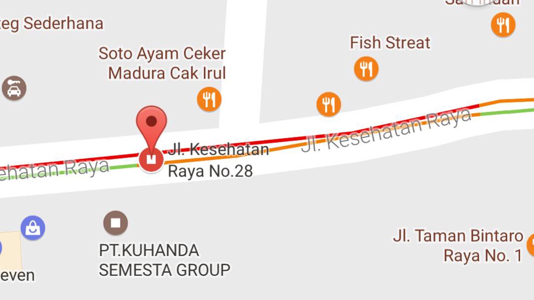 Hitung TanahRuang Usaha Jl Kesehatan Raya, Jakarta Selatan