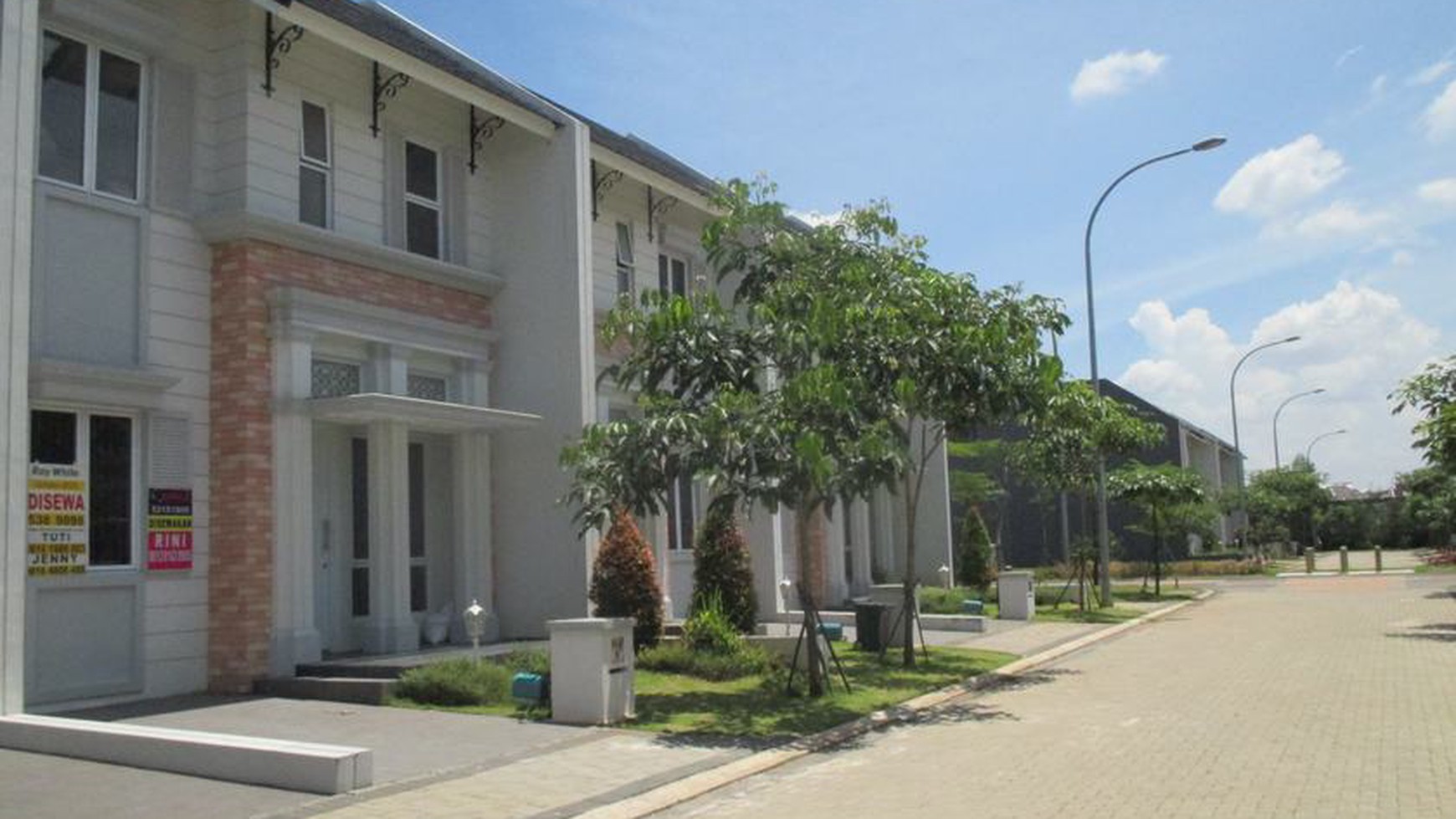 Disewa rumah di Greenwich Whelford BSD City, strategis, murah, bersih, terawat, siap huni.