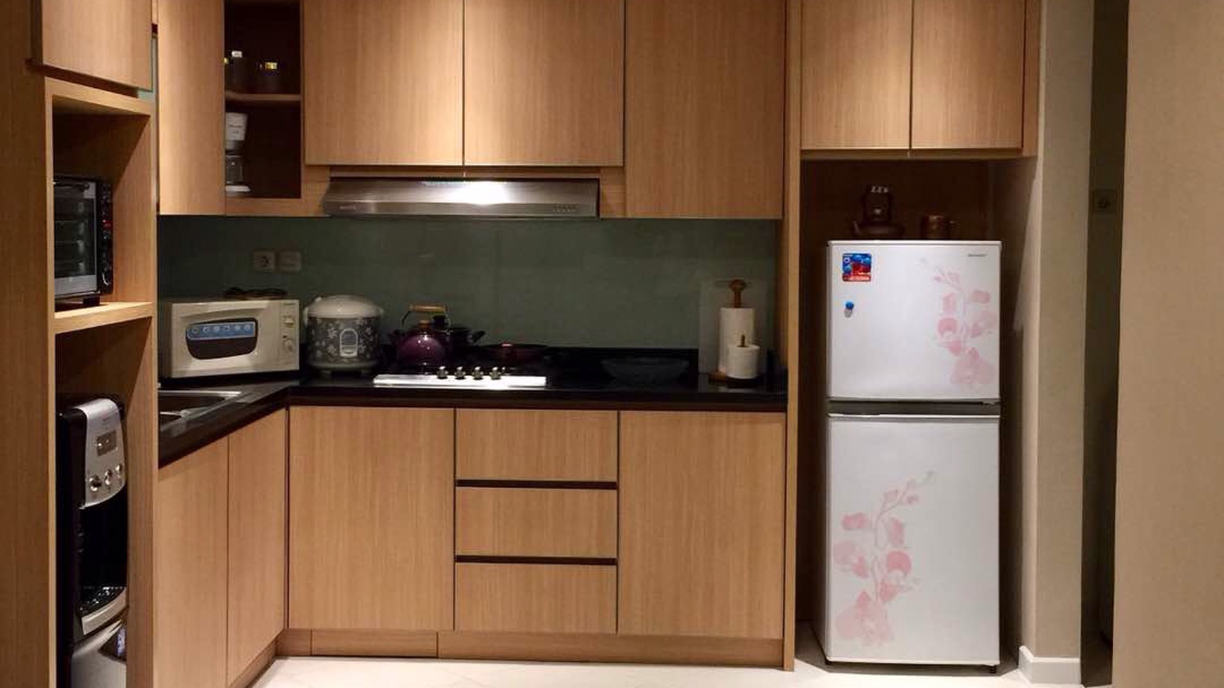FOR RENT - Sudirman Tower Condominium (Tower C, 26th Floor) - 2 + 1 Bedrooms - NICE UNIT - JUST RENOVATED
