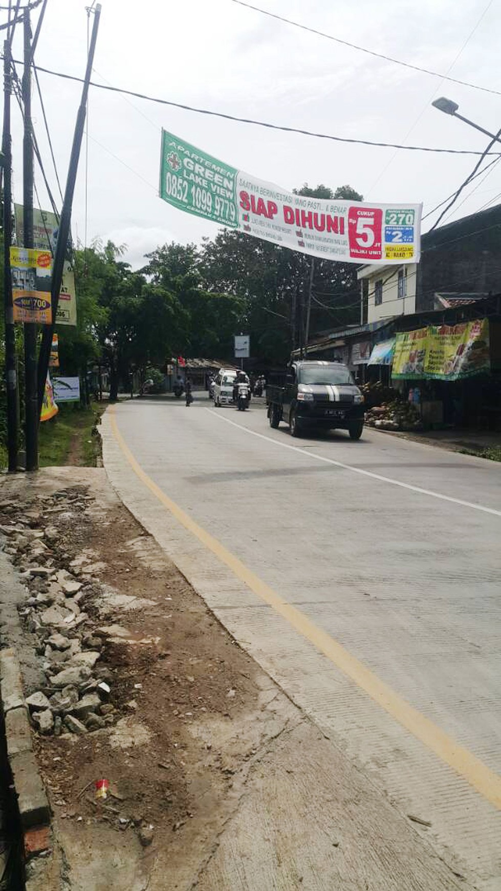 Dijual tanah Luas, Lokasi Strategis, Lokasi Mudah, Pinggir Jalan