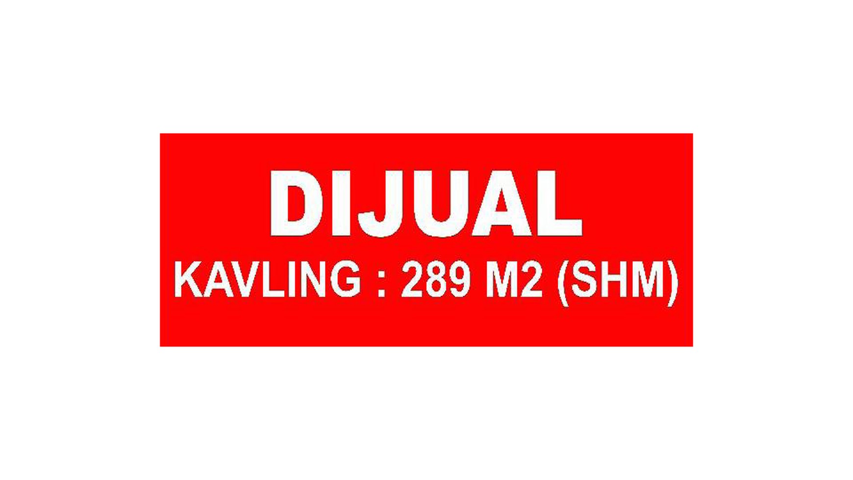 Kavling tanah di Trulek. LT.289 m2