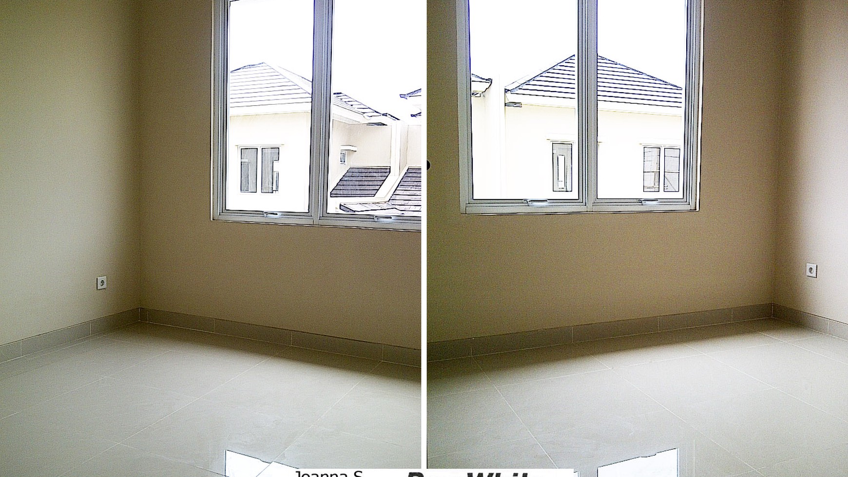Rumah Minimalis Dijual di Water Spring, depan taman