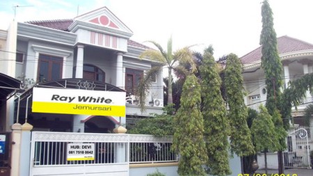 Rumah di Raya Wiguna Utara, 2 Lantai, Mewah, Lokasi Strategis, Hoek, Row Jalan Lebar,  SIAP HUNI - D/Y -
