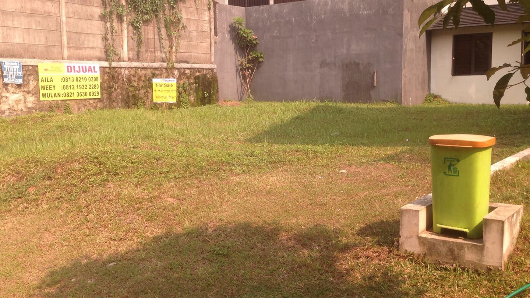 Tanah/Kavling Hoek di Cluster Discovery Terra Bintaro Jaya #AK