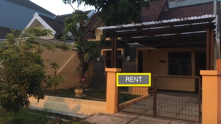 Disewakan / sewa rumah di Araya tahap 2