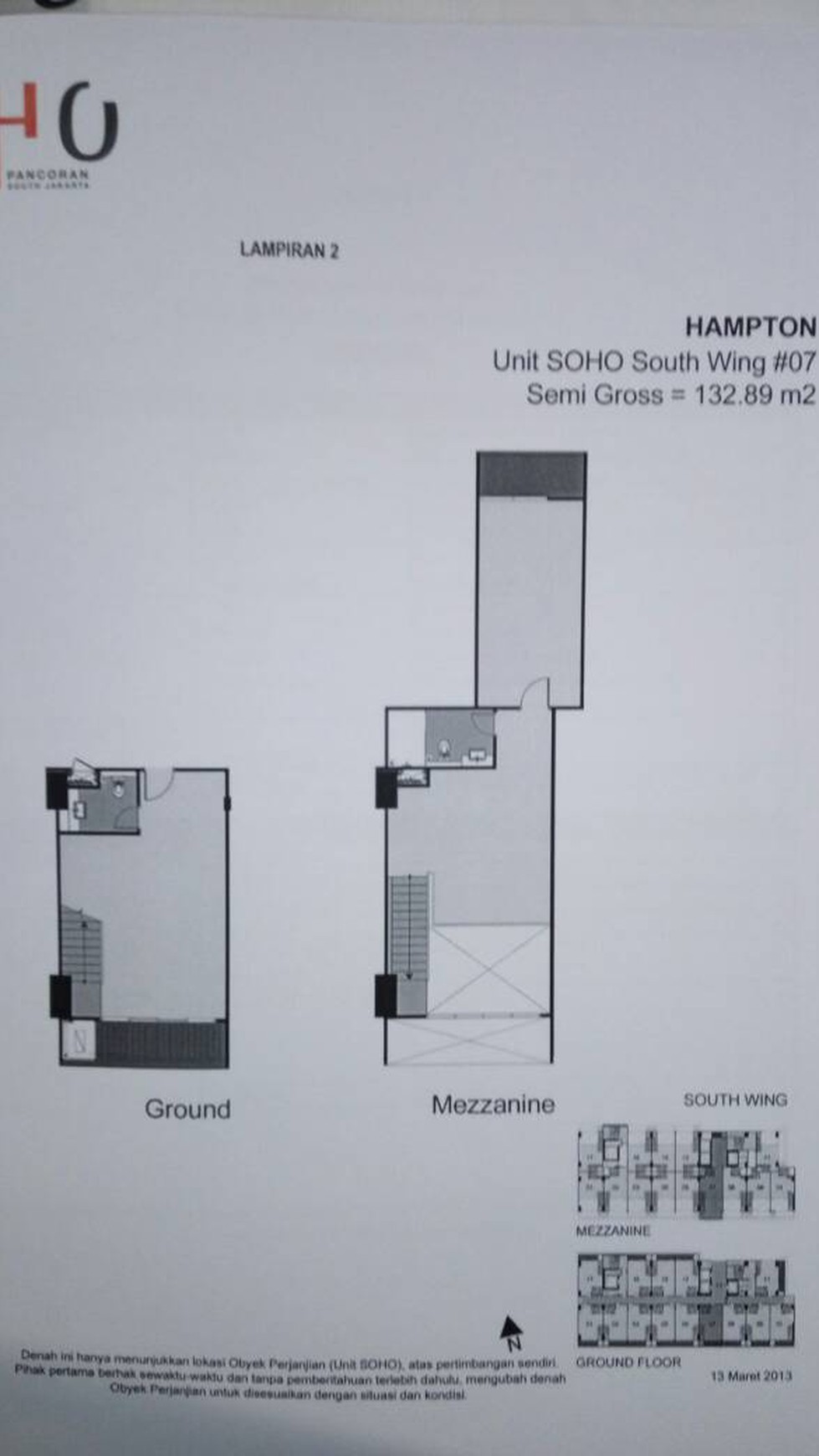 Apartment Soho Pancoran , Tebet, Jakarta Selatan#IK