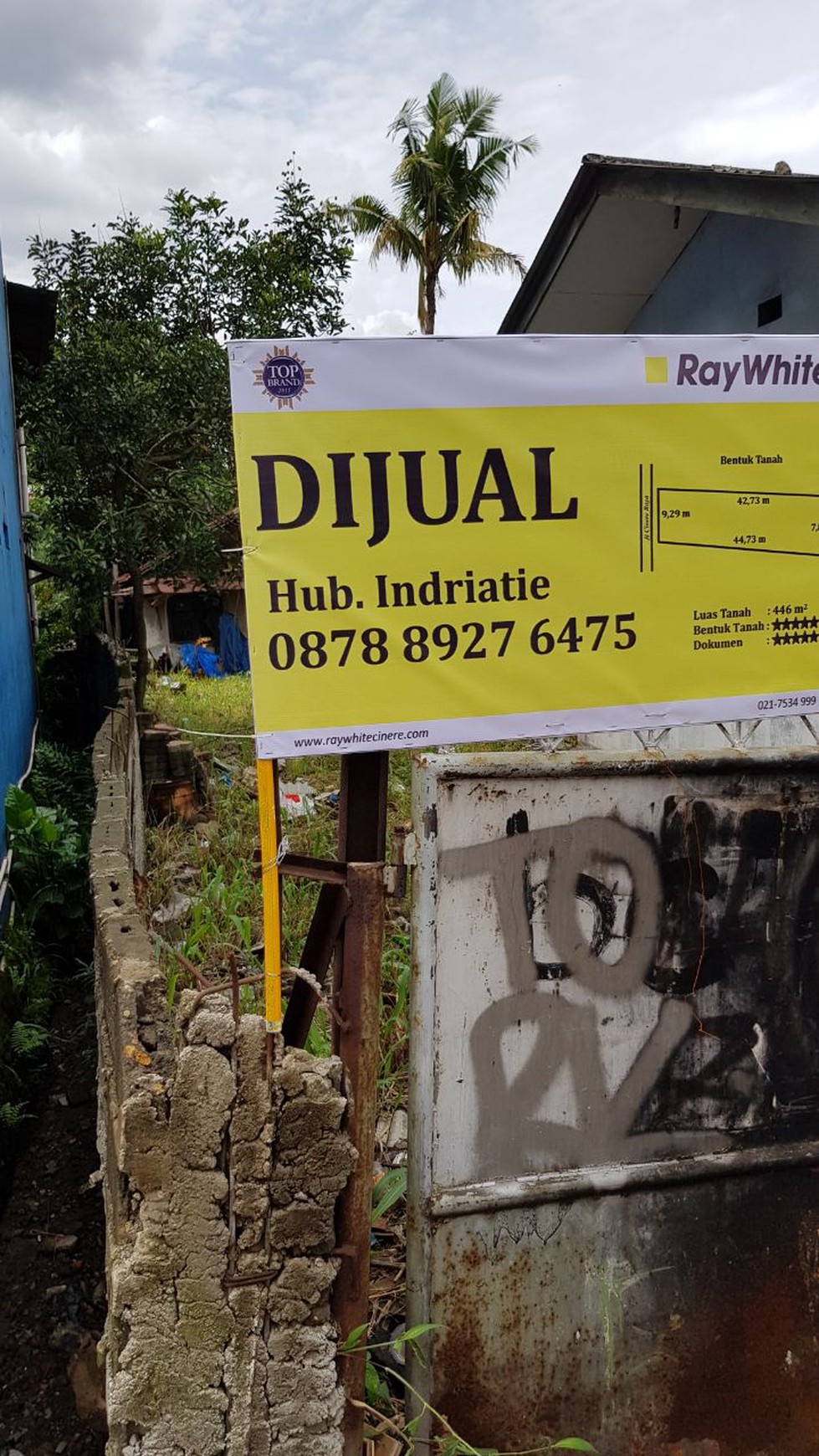 Dijual Tanah Pinggir Jalan Raya