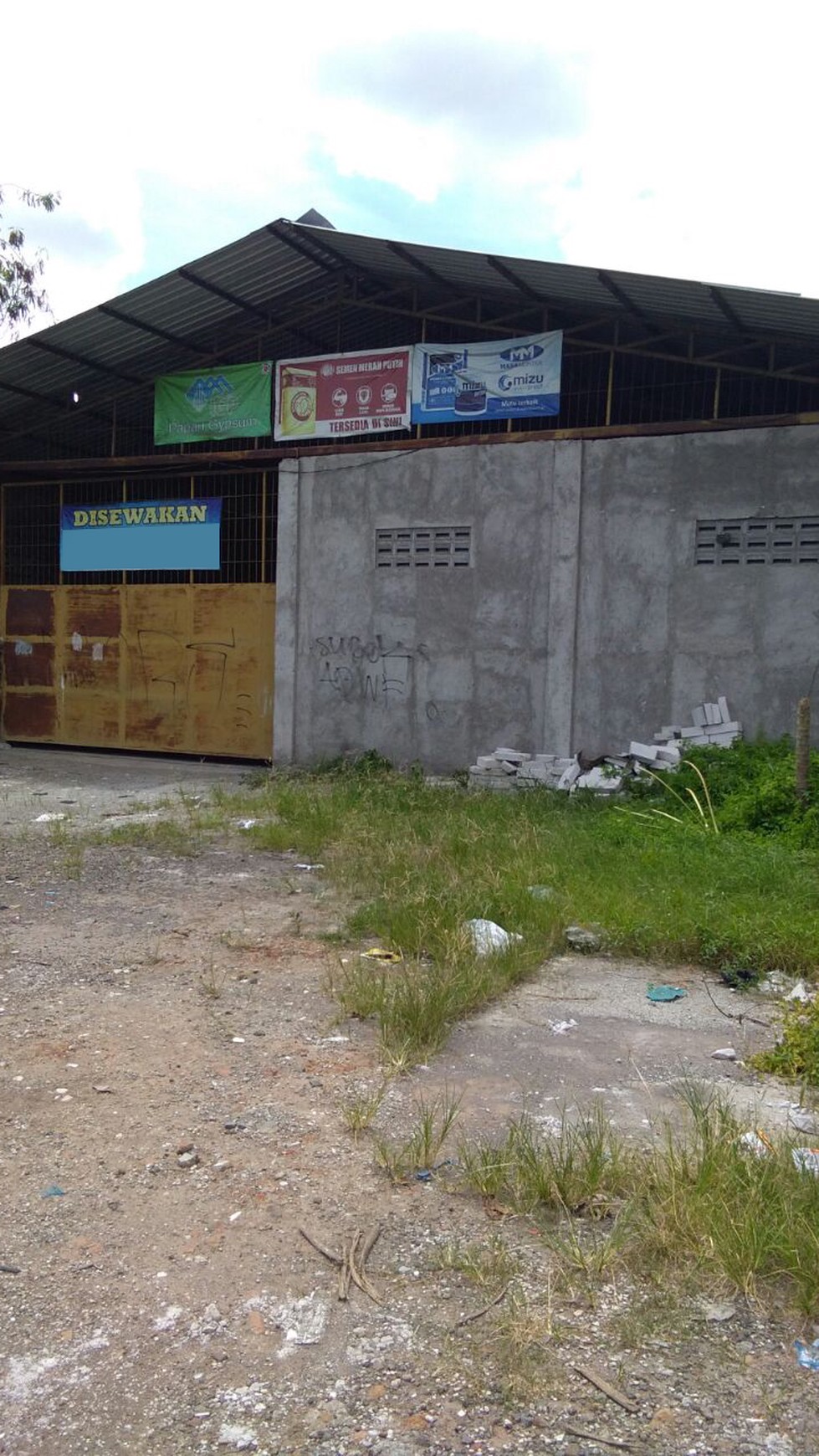 TANAH+GUDANG DI JL KABUPATEN DEPAN RS UGM, GAMPING, SLEMAN