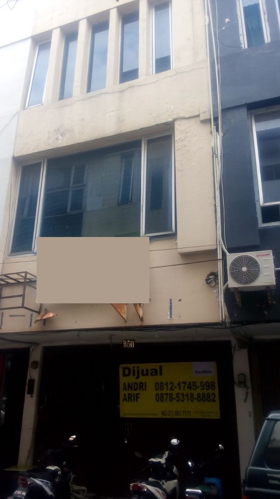 RUKO 3 LANTAI HR.MUHAMMAD 4.5X12