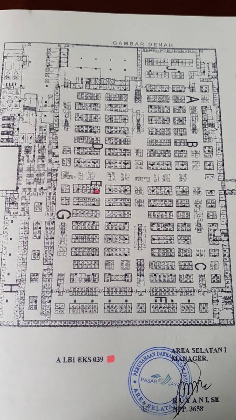 Dijual Kios di Blok M Square - Kebayoran Baru, Jakarta Selatan