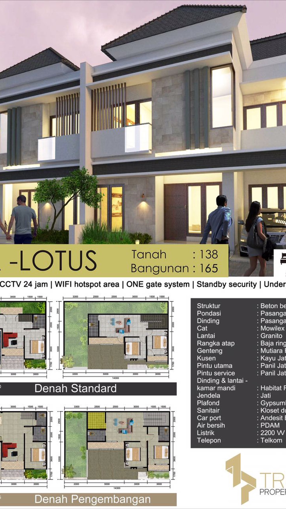 Rumah Luxury di Kawasan Sleman, Jogjakarta