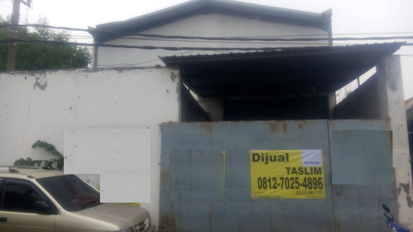 Gudang di pusat kota luas 200-an murah