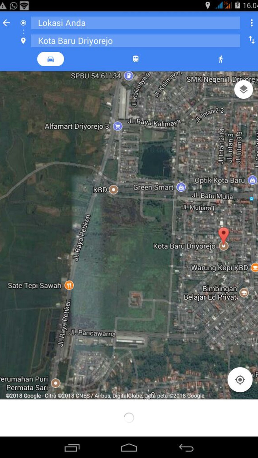 Tanah Driyorejo luas 5000 an